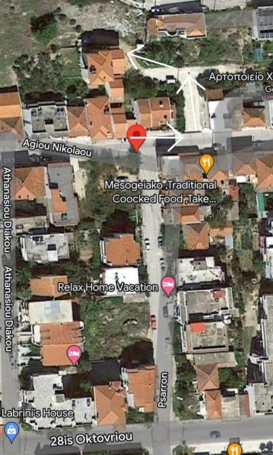 Elenis House Apartment เนอาเปรามอส ภายนอก รูปภาพ